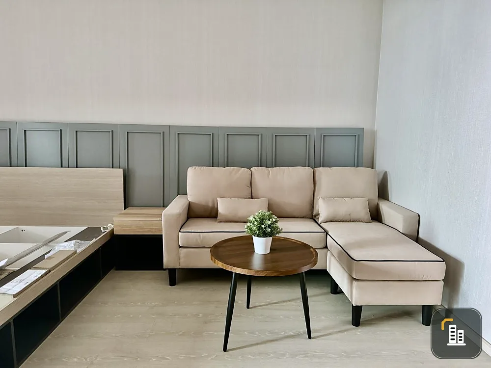 For sale Ideo Sukhumvit 115, 24th floor, city view, river view, beautiful, fully furnished, move in now, very worthwhile.