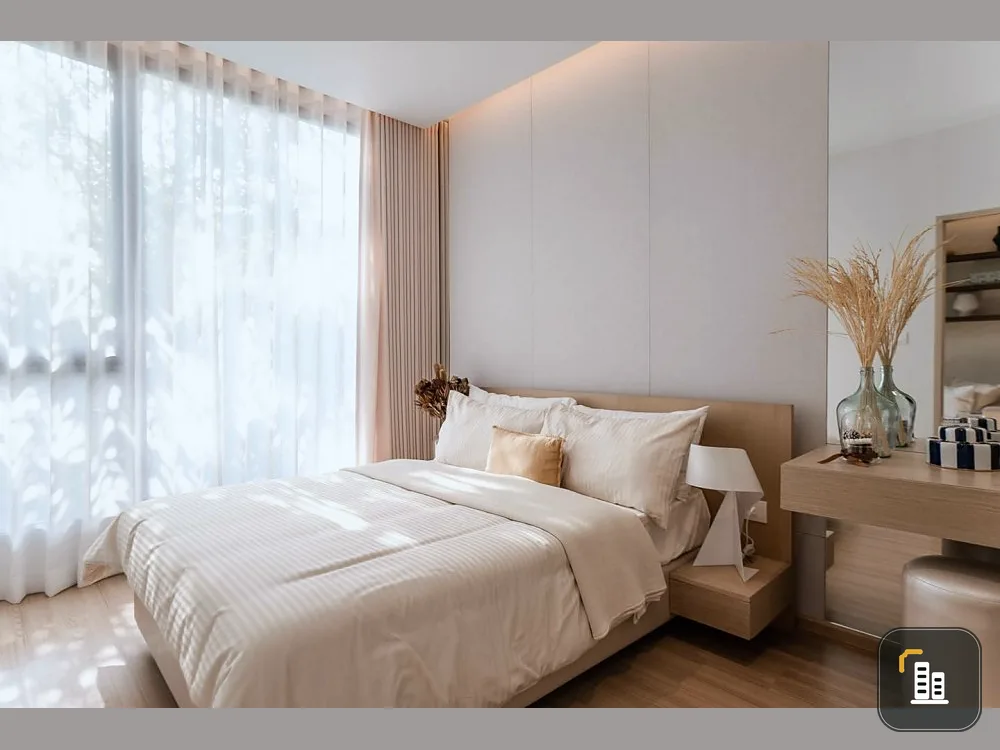 Condo for sale, Skyrise Avenue Sukhumvit 64, spacious room, garden view, hurry to reserve, be the owner.