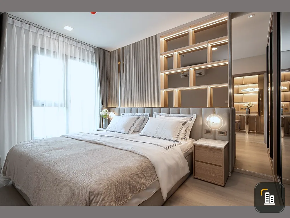 For rent: Life Phahonyothin-Lat Phrao, beautifully decorated room, looks great, fully furnished with built-in furniture. Can you not reserve it?