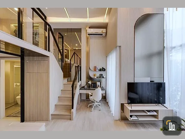 Selling down payment Origin Place Phetkasem, duplex room, high ceiling, spacious, you can't miss it if you don't reserve it.