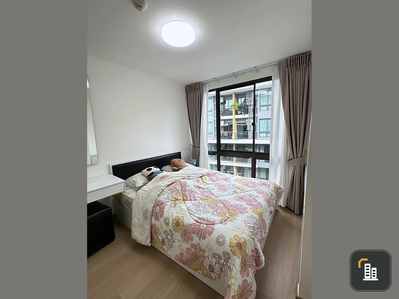 For sale: I Condo Sukhumvit 103, corner room, private, beautifully decorated, very livable. Reserve now, don't delay.