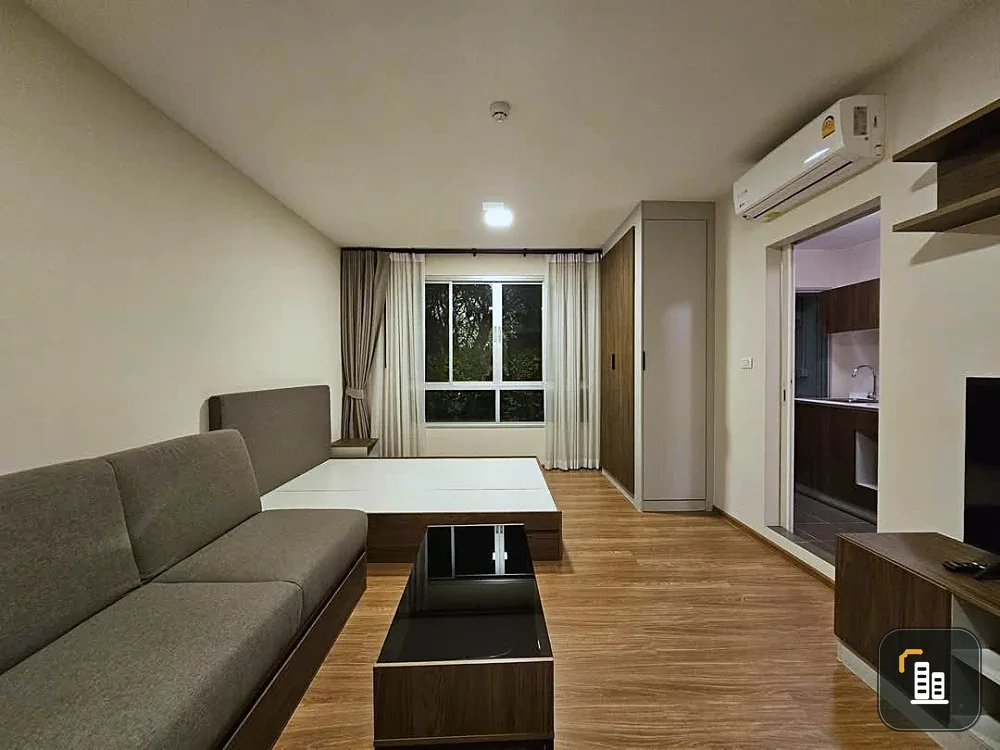 For sale, for rent, D Condo Thar Charan, fully furnished and full electrical appliances. Don't miss it.