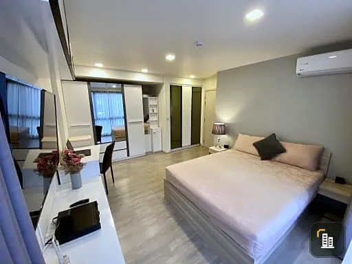 For rent!! Maestro 03 Ratchada-Rama 9, beautiful room, size 57 sq.m., fully furnished, ready to move in. Don't miss it!!