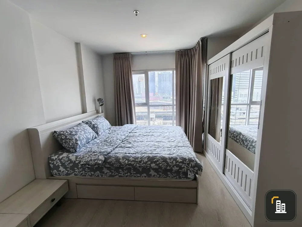 For rent: Aspire Rama 9, 10th floor, fully furnished and equipped with electrical appliances. Reserve now, don't wait.