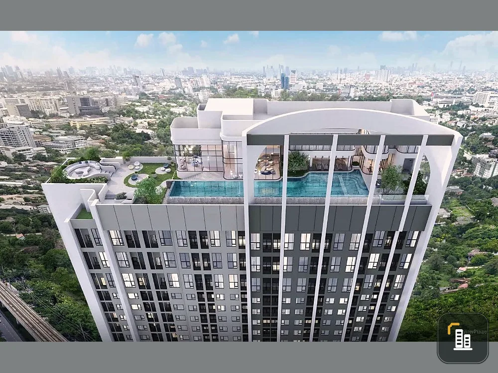 Down payment sale, Cobb Kaset Sripathum, 10th floor, not very high, fully decorated, very good common area, you should not miss it.
