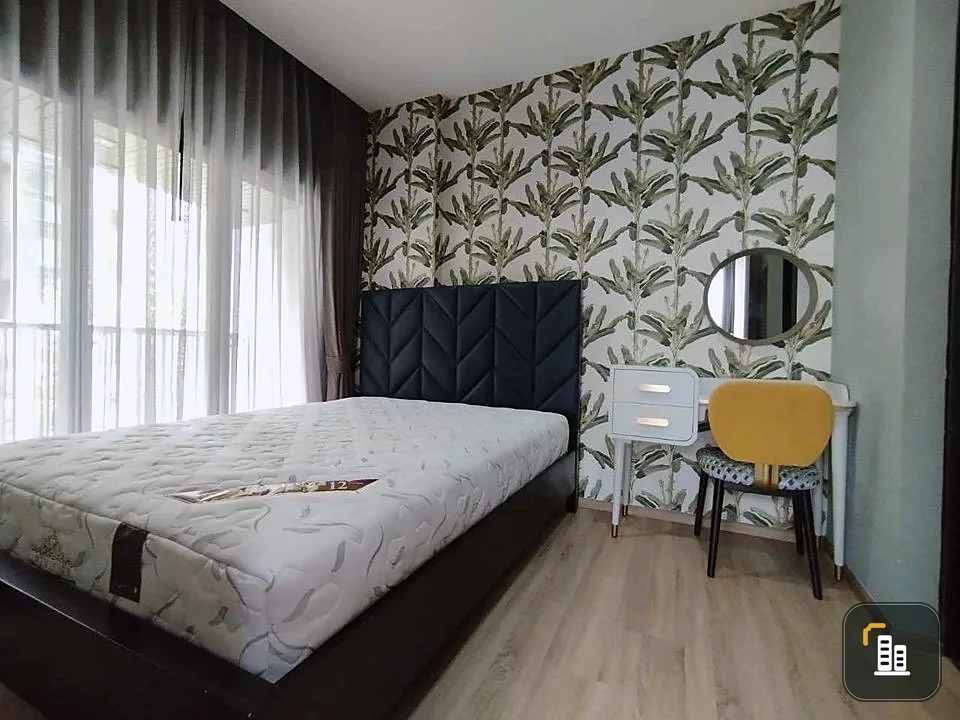 Condo for rent, Kawa House On Nut 77, room with good wallpaper, complete here, just come and move in.