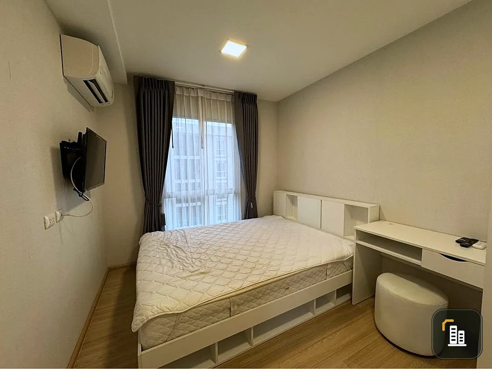For sale, for rent, Plum Condo Chaengwattana, fully furnished + electrical appliances, just bring your bags and come!