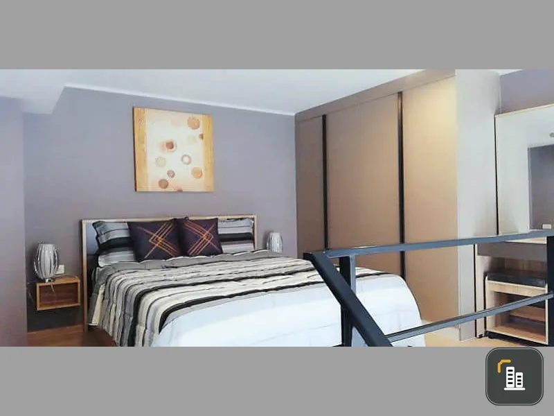 Simple decorated room, very comfortable, the city view is very beautiful. Fully furnished, ready to move in. Rent Ideo New Rama 9.