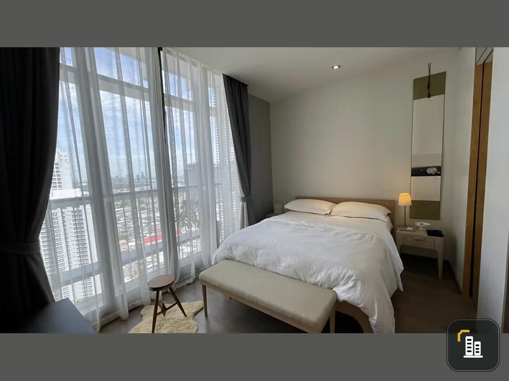 Condo for rent, Park 24 Origin Phrom Phong, high floor, very spacious room, city view, good like this, book now!