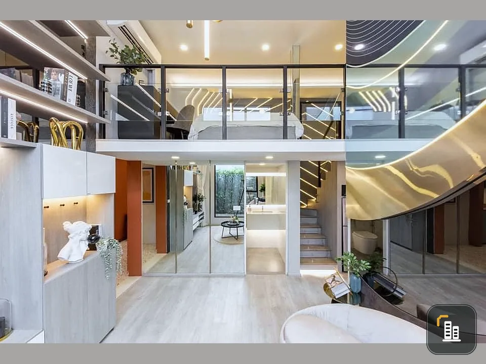 Down payment sale Origin Plug & Play Nonthaburi Station Duplex room, spacious, decorated, ready to move in, don't wait.