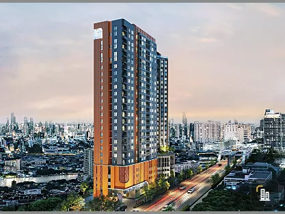For sale: Flo by Sansiri, high floor, beautiful city view, fully furnished, interested, reserve now.