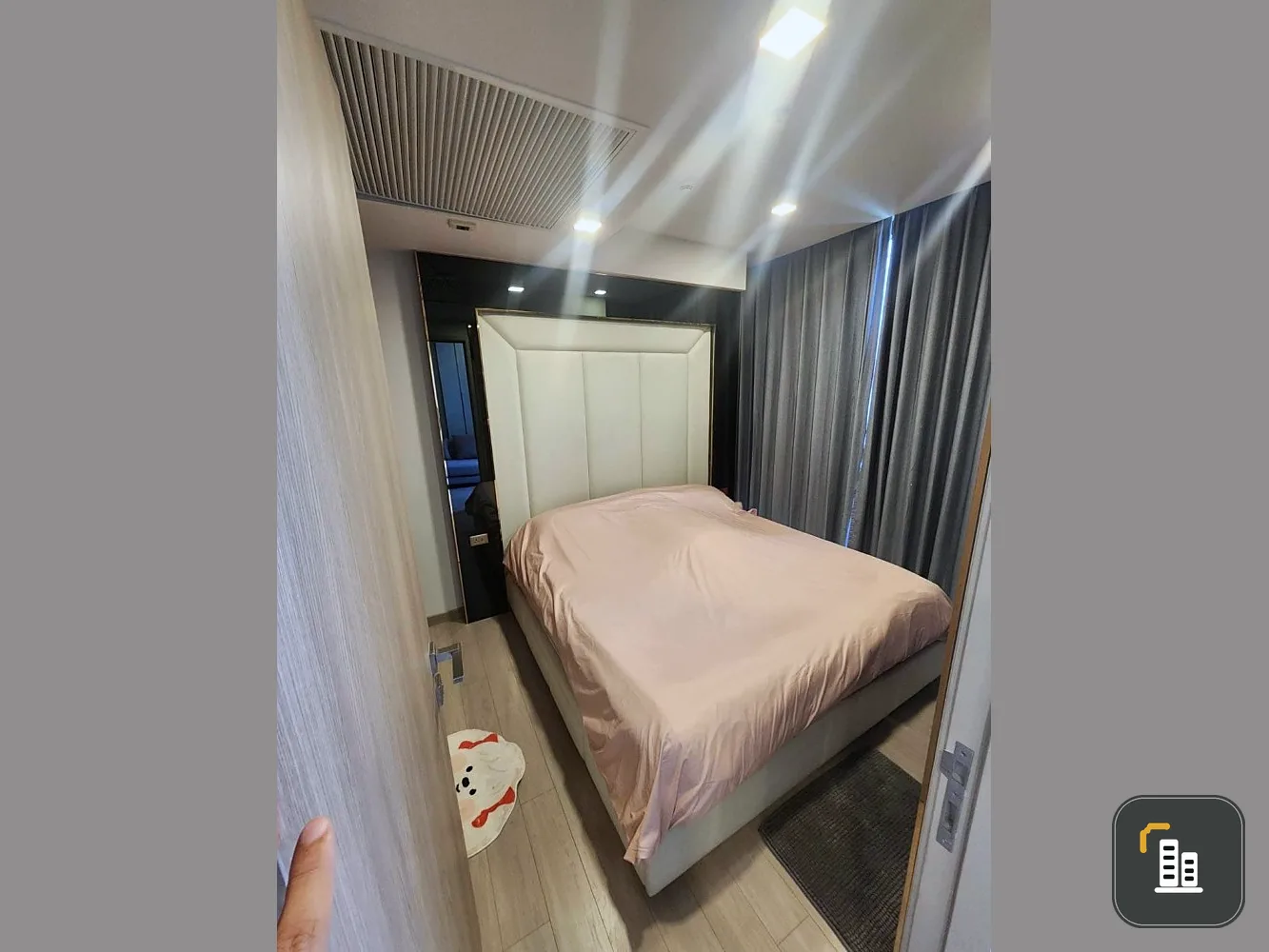 For rent One9 Five Asoke Rama9, 14th floor, swimming pool view, fully furnished, book now