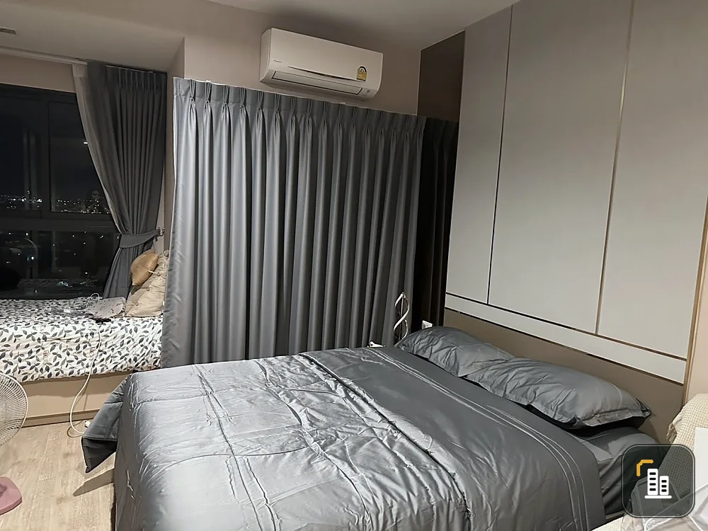 For rent!! Condo Ideo Sathorn-Wongwian Yai Studio room, 21st floor, Building 1, fully furnished, ready to move in, don't miss!!