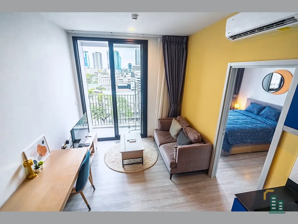 For rent!! Condo XT Ekkamai, 10th floor, beautiful room, full facilities, ready to move in, don't miss it!!