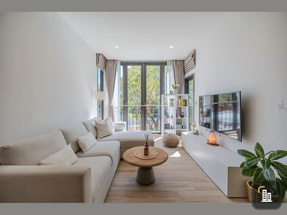 For sale: Kawa House On Nut 77, large room, garden and swimming pool view, fully decorated, cozy, homey style, must reserve now.