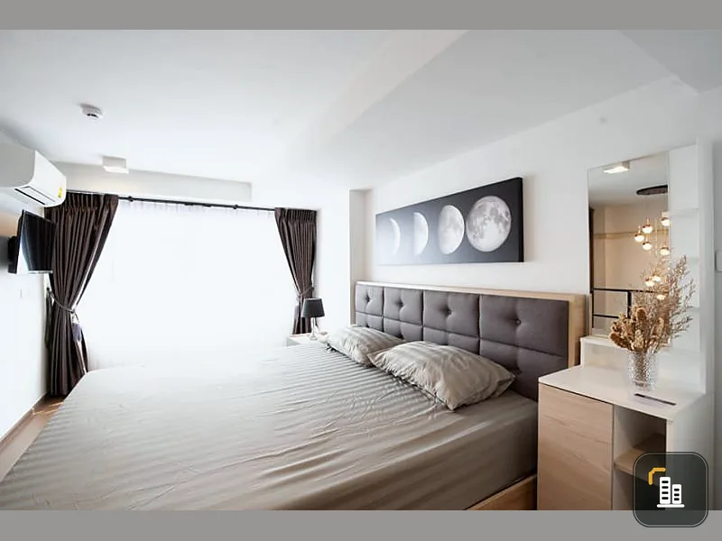 For rent ideo new rama 9, duplex room, 22nd floor, great view, plus full facilities, book now