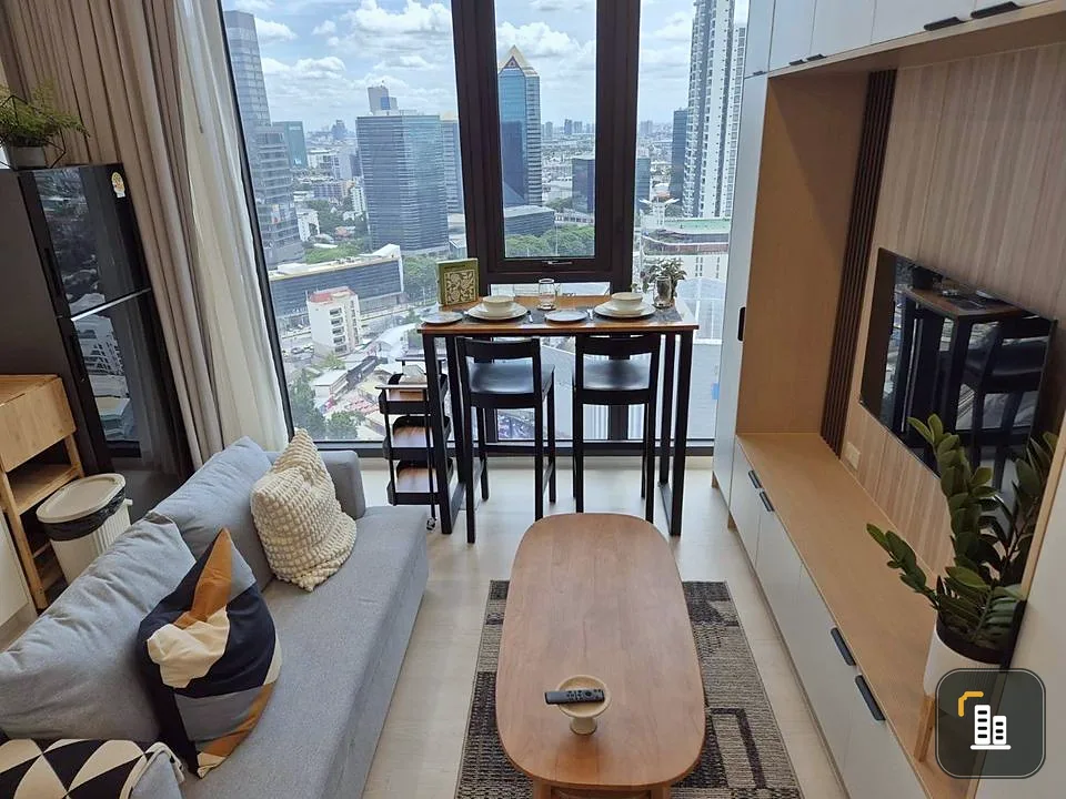 For rent: Massarin Ratchayothin, corner room, high floor, fully furnished, nicely decorated, ready to move in, book now.