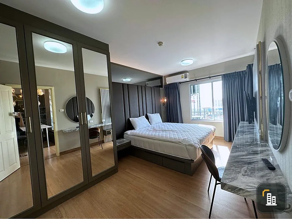 For sale, for rent, Supalai Marey Pattaya (South Pattaya), spacious room, proportionate, fully furnished, ready to move in, book now.