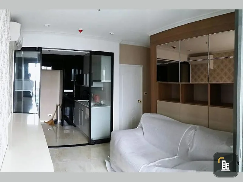 Ideo Mobi Rama 9 for rent, ready to move in, high floor, good view, complete facilities. Tell me don't miss it