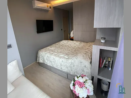 Condo for sale, M Thonglor Ten, spacious room, beautifully decorated, wide view, comfortable to the eyes, if you don't book, you'll miss out.