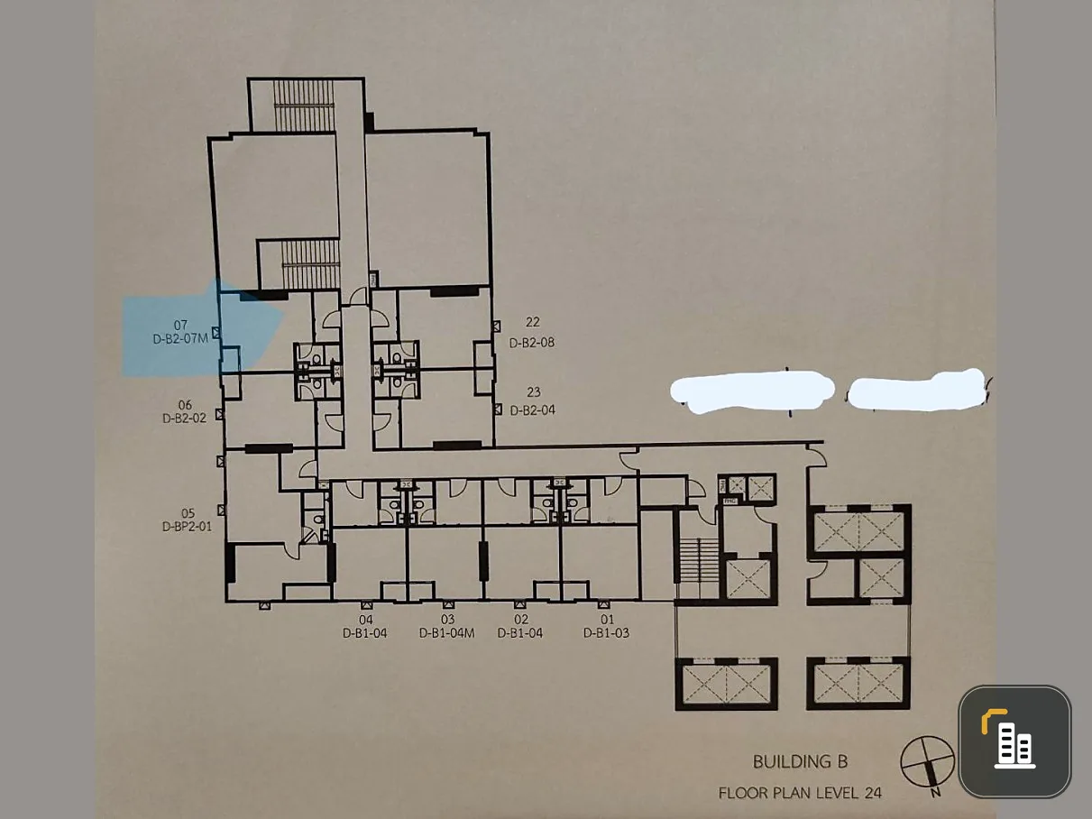 Down payment for sale, Origin Plug and Play Sirindhorn Station, 24th floor, Building B, last corner room, private, reserve now.