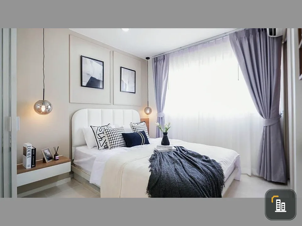 For sale: Lumpini Condo Town Ramintra-Lat Phrao, beautifully decorated room, fully built-in, looks good and very livable, don't miss it.