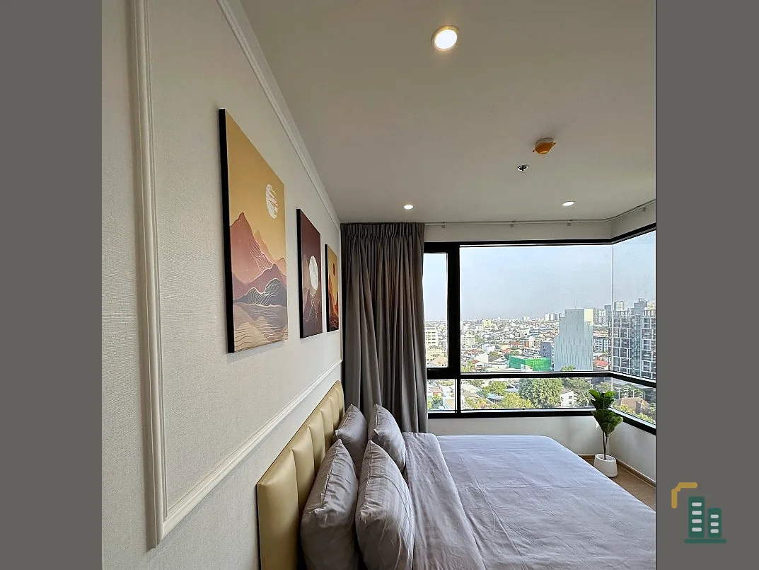 Urgent sale! Condo Maru Ekkamai 2, spacious room, usable area, 15th floor, high view, good price, buy now!