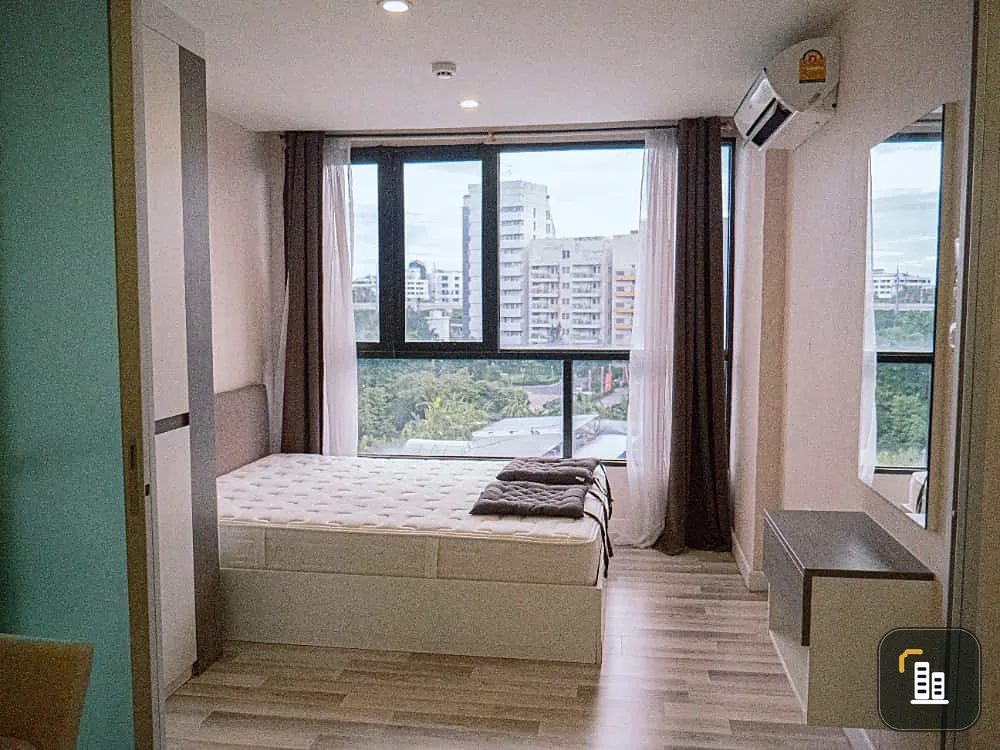 For sale: The Cube Plus Chaengwattana, 6th floor, outside view, separate room, comes with complete decorations, reserve now.