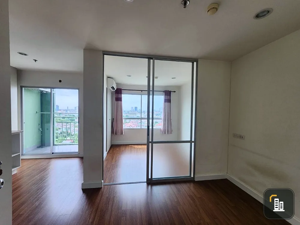 Condo for sale, Lumpini Ville Nakhon In-Riverview, 14th floor, Building B, corner room, complete facilities, book now