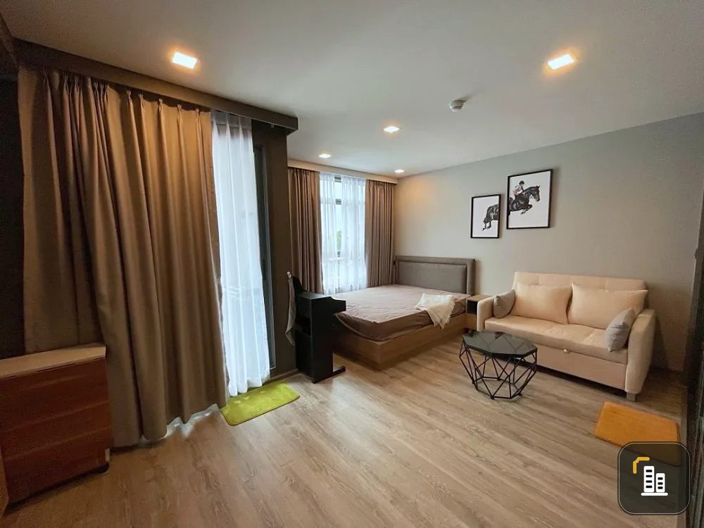 For rent!! Condo Maestro Ratchada 19, 5th floor, Building B, beautiful room, good price, pets allowed, hurry up and book now!!