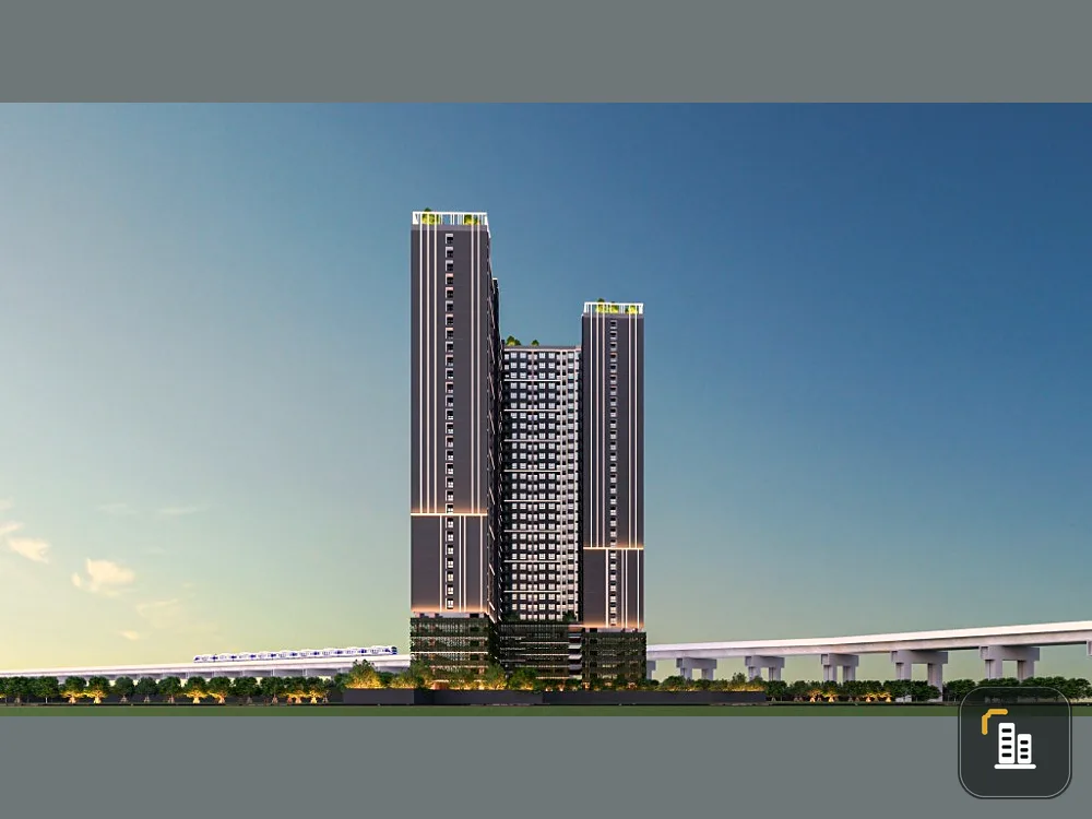 Down payment sale, Regent Home Wutthakat, high floor, south-facing room, open view, don't just look.