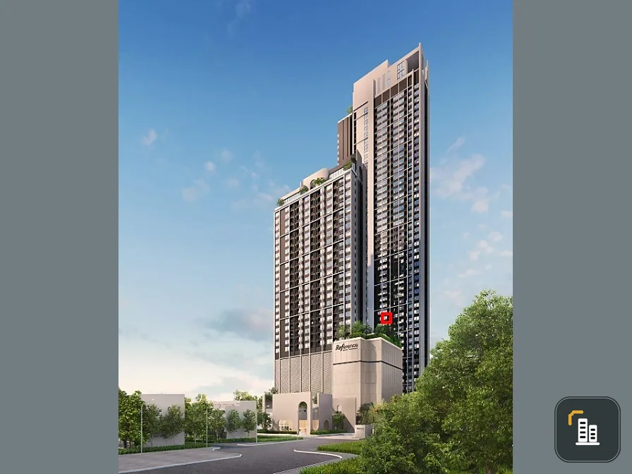 Down payment sale, Reference Sathorn-Wongwian Yai, high floor, studio room, fully furnished, perfect, hurry and reserve now.