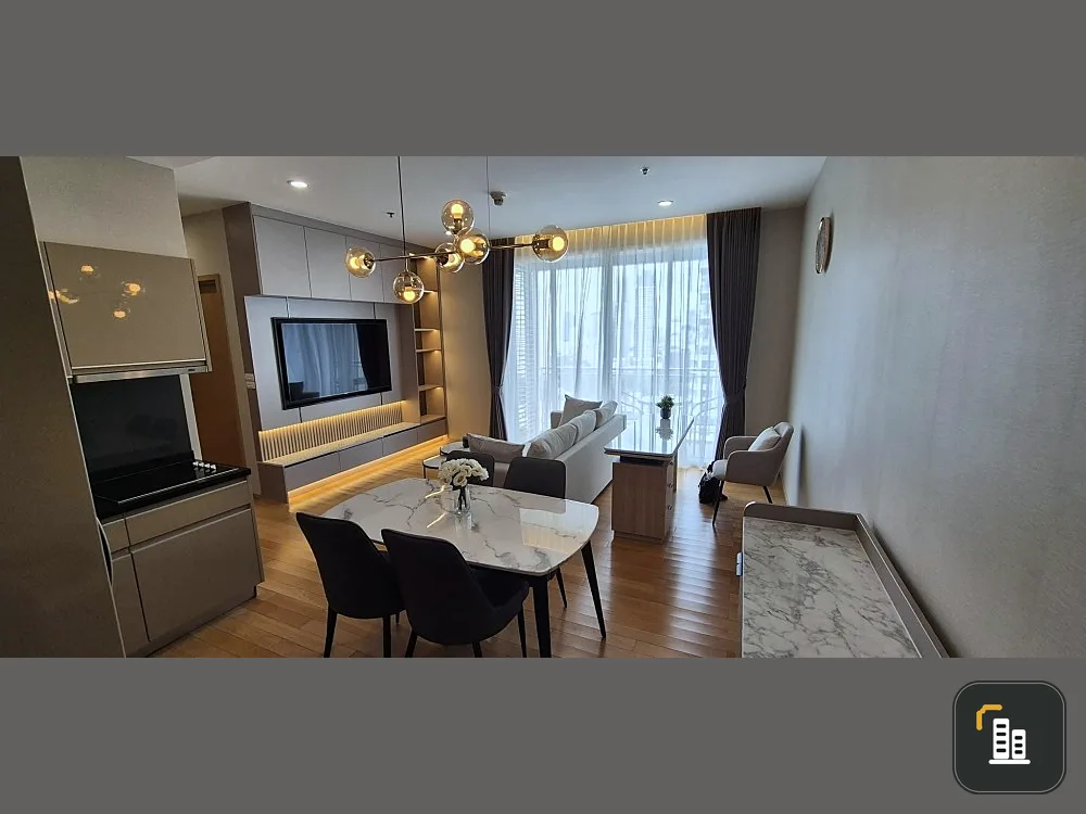 For rent 39 By Sansiri, 2 bedrooms, 2 bathrooms, decorated to look nice, ready to move in. Don't miss it.