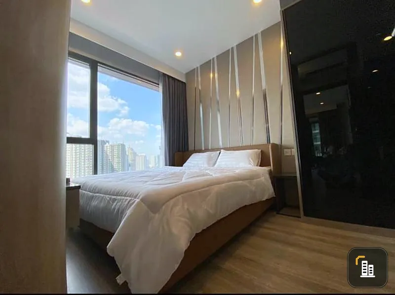 Condo for rent, ideo mobi Asok, 2 bedrooms, 1 bathroom, 23rd floor, city view, comes with full facilities, hurry up