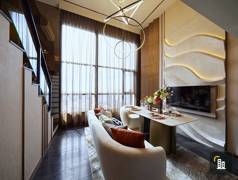 Condo for sale, Park Origin Thonglor, high floor, Duo Space room, spacious size, high view, you should not miss it.