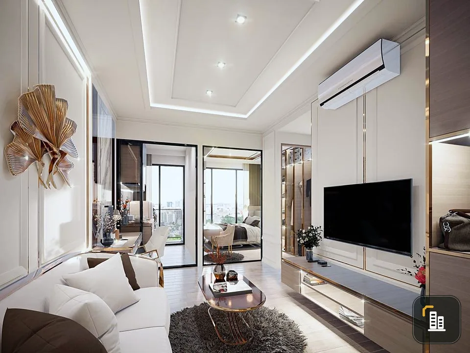 Selling down payment, So Origin Phahonyothin 69 Station, 4th floor, not very high, spacious room, fully furnished, interested, hurry and reserve.