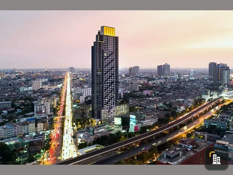 Urgent sale! Bright Wongwian Yai Condo, 19th floor, fully furnished, ready to move in, good price, hurry and book now!