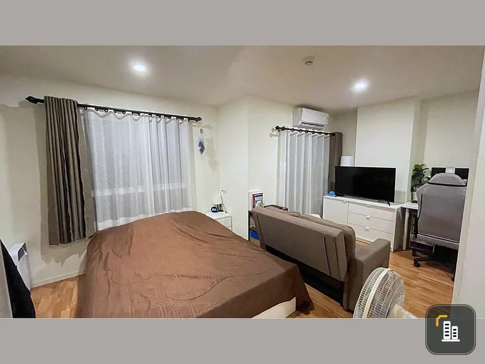 For sale: Lumpini Ville Phra Nang Klao-Riverview, corner room, not crowded, view outside the project, fully furnished, reserve now!