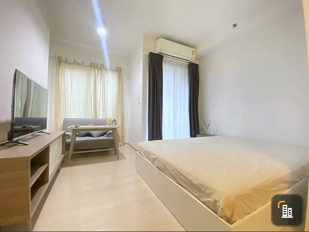 Condo for rent, Chapter One Eco Ratchada-Huai Khwang, nice room, full facilities, if you don't book, you'll miss out.