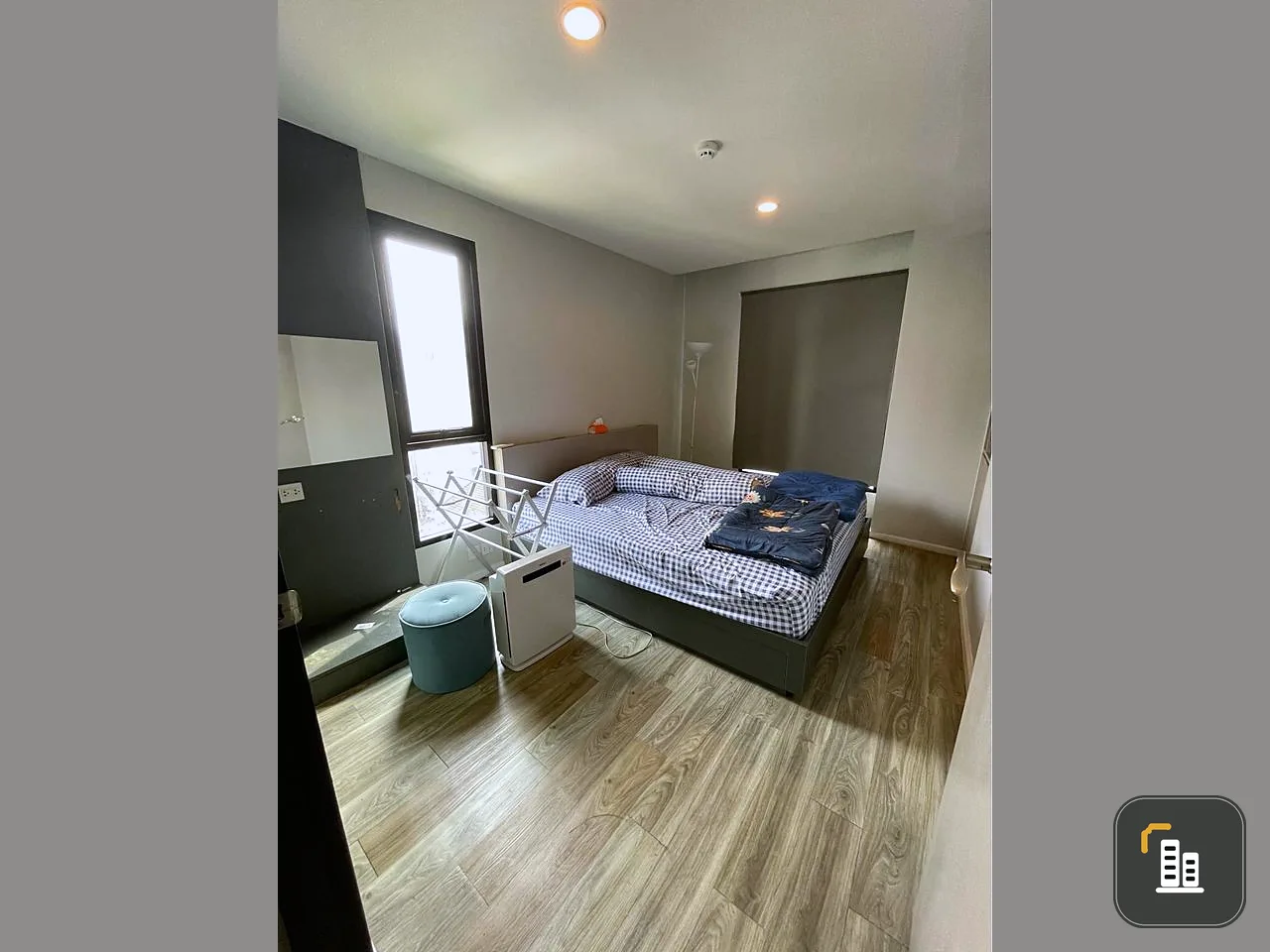 For sale: Very Condo Sukhumvit 72, corner room, very quiet, suitable for relaxation, has a walk-in closet, interested in booking now.