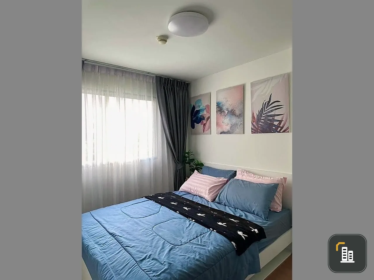 Condo for rent or sale, Lumpini Township Rangsit, Khlong 1, room divider, size 27 sq m, built-in throughout the room, reserve now!