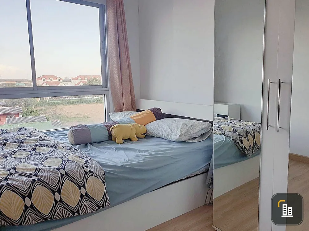 For sale, for rent, Condo The Kit, Tiwanon, ready to move in, fully furnished, just drag your bags and move in.