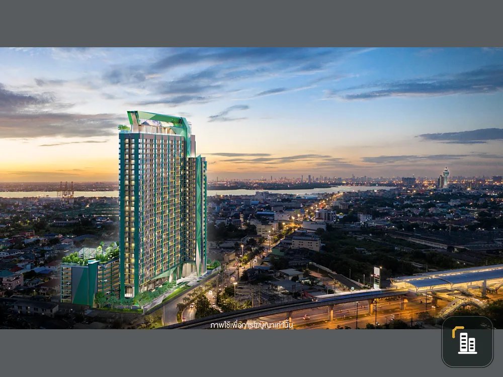 Selling down payment, The Origin Sukhumvit-Sai Luat E22 Station, Duo space room, good location, lots of freebies, if interested, hurry and reserve.