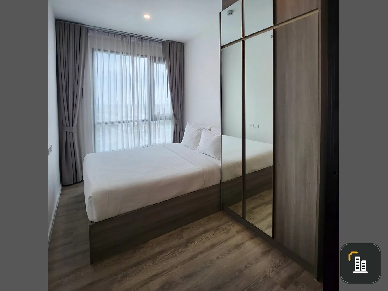Condo for rent, Knightsbridge Sukhumvit-Theparak, ready to move in, affordable price, hurry and reserve now, don't miss out.