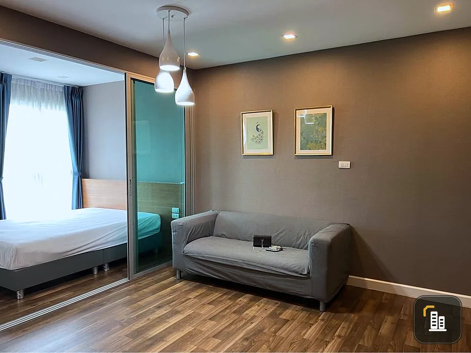 For sale: A Space Me Bangna, Muang Kaew Golf Course view, with quality built-in furniture, very worth booking.