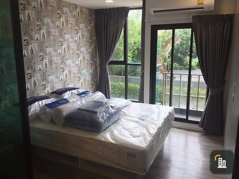 Condo for sale, Modiz Station, 2nd floor, room with good wallpaper, fully furnished, don't just look.