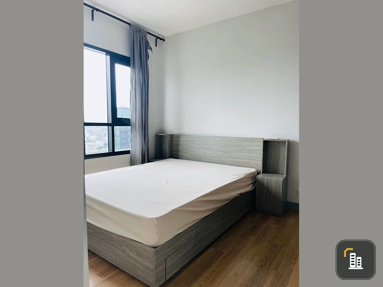 For rent: Chapter One Midtown Lat Phrao 24, high floor, white room with open view, very comfortable to look at. Good like this, book now.