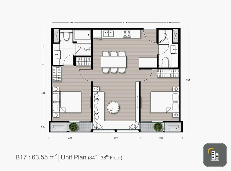 Selling down payment Noble Form Thonglor, 36th floor, very high, amazing city view, excellent room plan, very worth booking