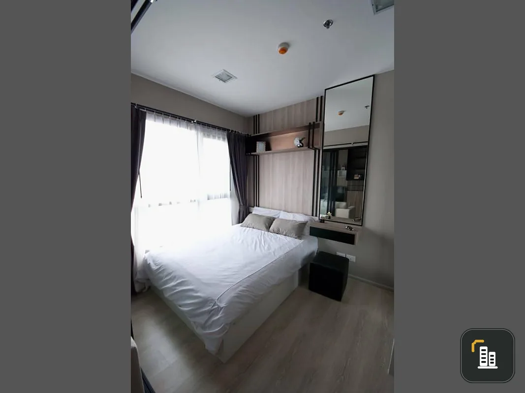 The opportunity has arrived!!! Condolette Mist Rama 9 for rent, beautiful room in modern loft style, built-in furniture, not strong price.