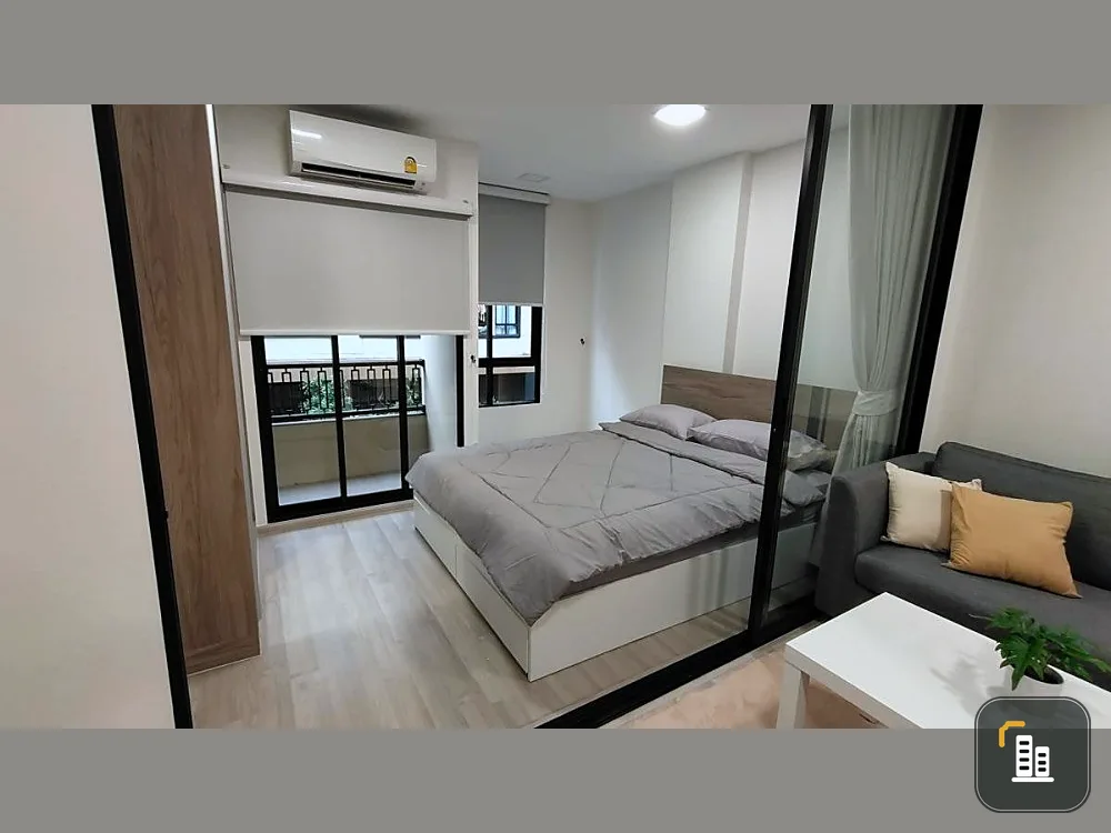 For sale, for rent, Plum Condo Saphan Mai Station, 4th floor, fully furnished, hurry up and book now, don't miss out